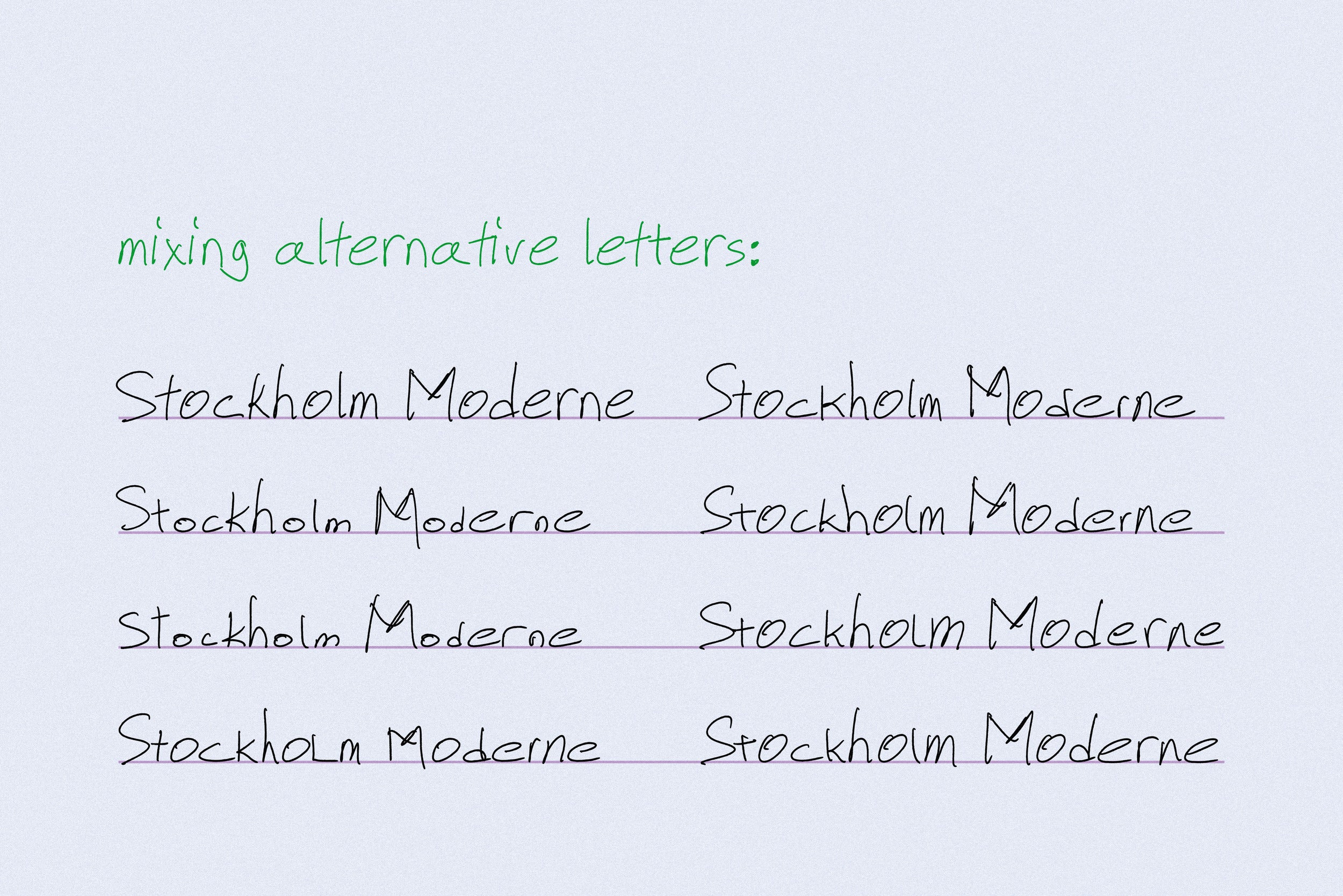 Stockholm Moderne // Casual Font