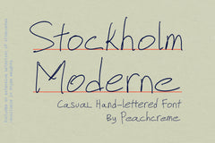 Stockholm Moderne // Casual Font