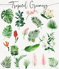 Oh My Tropics! // Watercolor Set