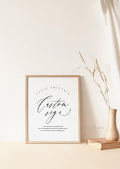 Create Modern Custom Wedding Sign Template 045