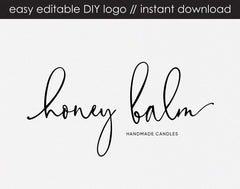 Honey Balm DIY Logo Design