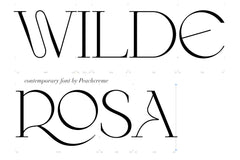 Wilde Rosa // Contemporary Chic Font