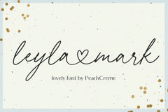 Leyla Mark//Lovely Script