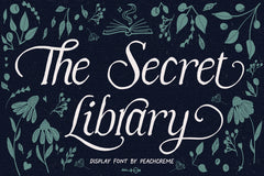 The Secret Library // Vintage Italic