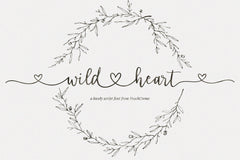 Wild Heart // Lovely Script Font