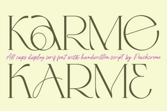 Karme // Font Duo